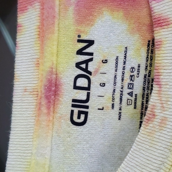 Gildan Tie dyed tee shirt Large - Picture 2 of 4